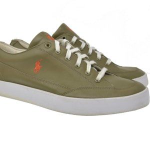 Polo Ralph Lauren Sz 13D Green Lace Comfort Shoes